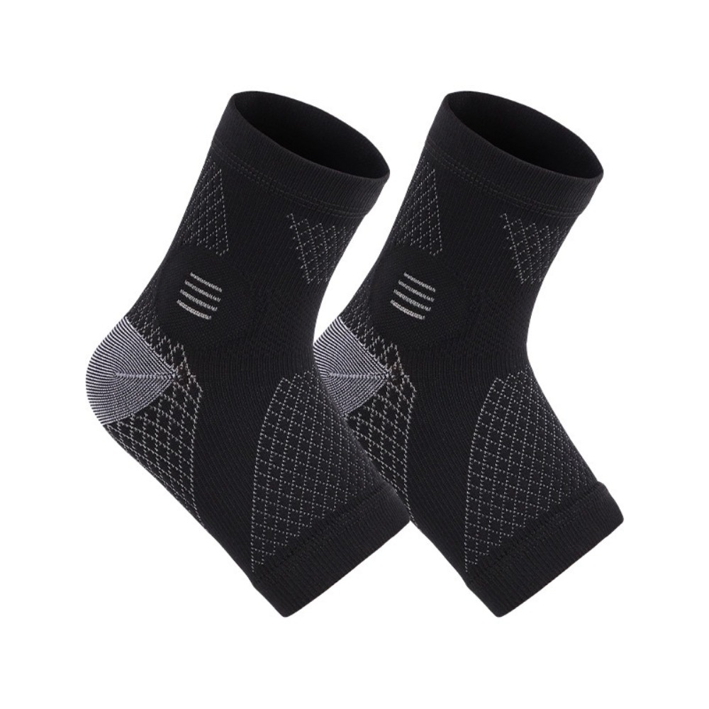 Ankle Brace Sock - 1 ペア抗捻挫スポーツ足首ブレース振動軽減関節保護足首プロテクター弾性サポート圧縮ソックスランニング