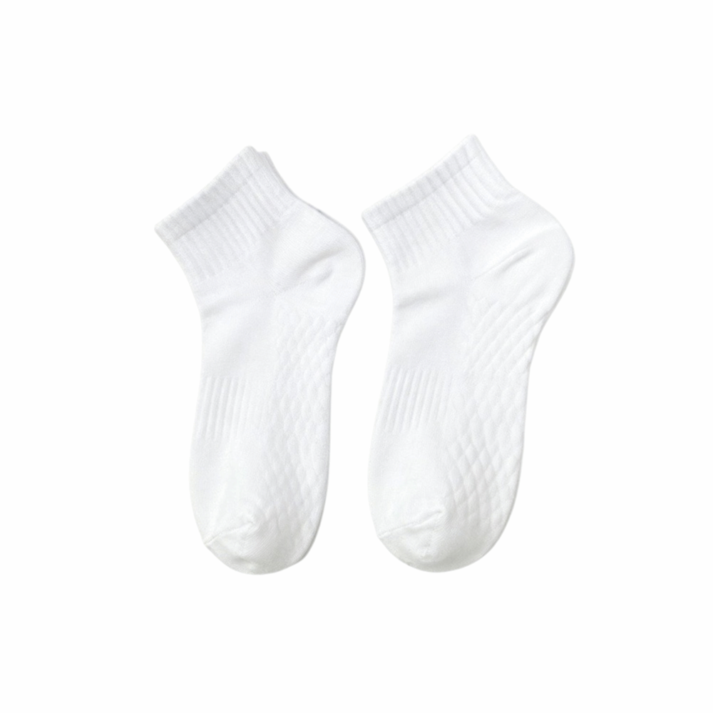 No Show Sock Women - 新作コットンローカットソックス 通気性メッシュ 吸汗性ショートスポーツソックス 防臭 厚底 カジュアルソックス