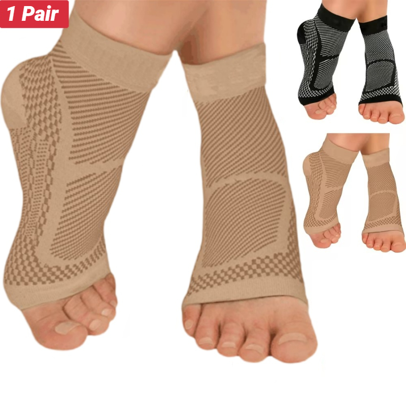 スポーツ用足首サポーター、圧迫スリーブ、足底筋膜炎ソックス、 - Ankle Brace Sock のレビューと価格