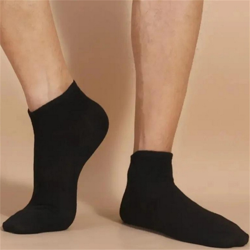 10/20/50/100 ペア白い靴下女性男性ノンスリップノ - No Show Sock Women のレビューと価格