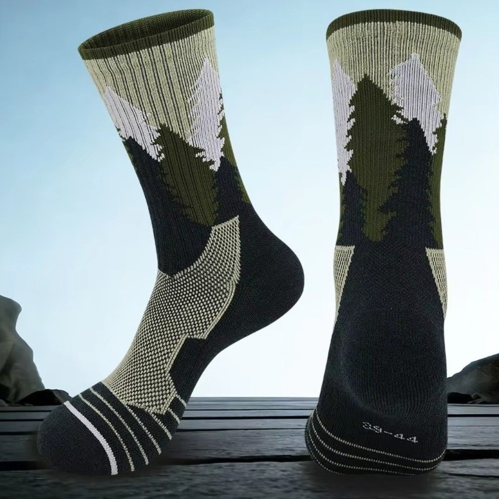冬用メリノウールソックス 暖かい滑り止めスノーウォームソック - Wool Hiking Sock のレビューと価格