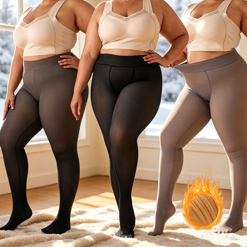 1-2 ペア不透明プラスサイズフリース裏地タイツ薄手のイリュ - Tights Pantyhose Sheer のレビューと価格