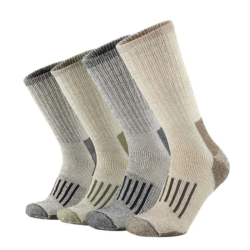 80% ウール靴下暖かい厚みのあるハイキングクッションクルー - Wool Hiking Sock のレビューと価格