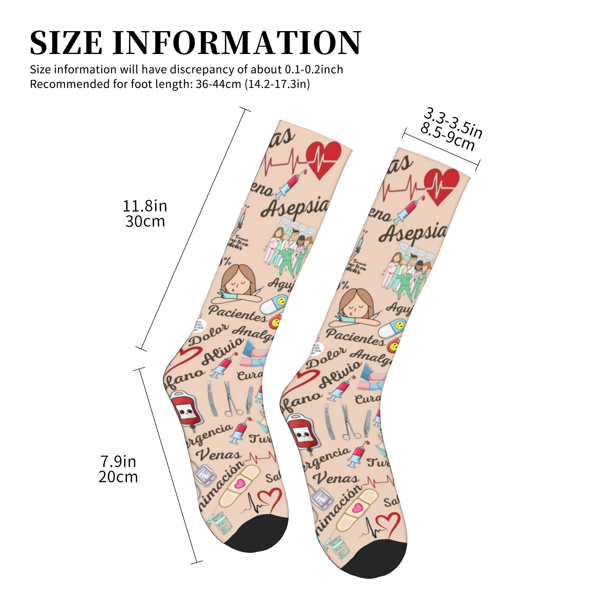 ドクターナース医療医学Enfermera En Apuros - Compression Sock Medical のレビューと価格