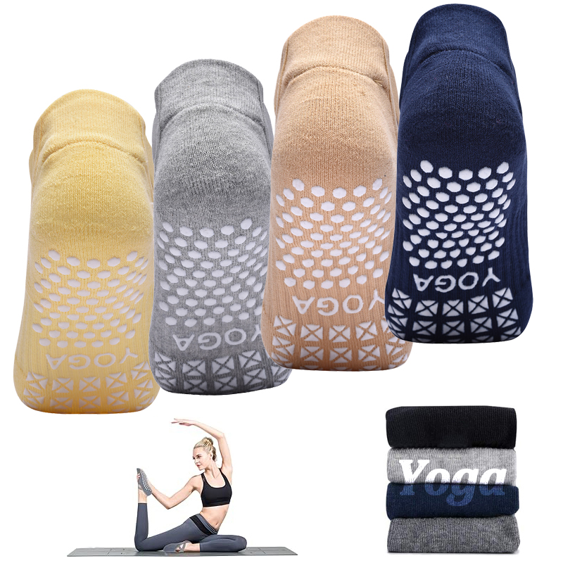 女性ノンスリップヨガソックスシリコーン屋内綿包帯バックレスピ - No Show Sock Women のレビューと価格