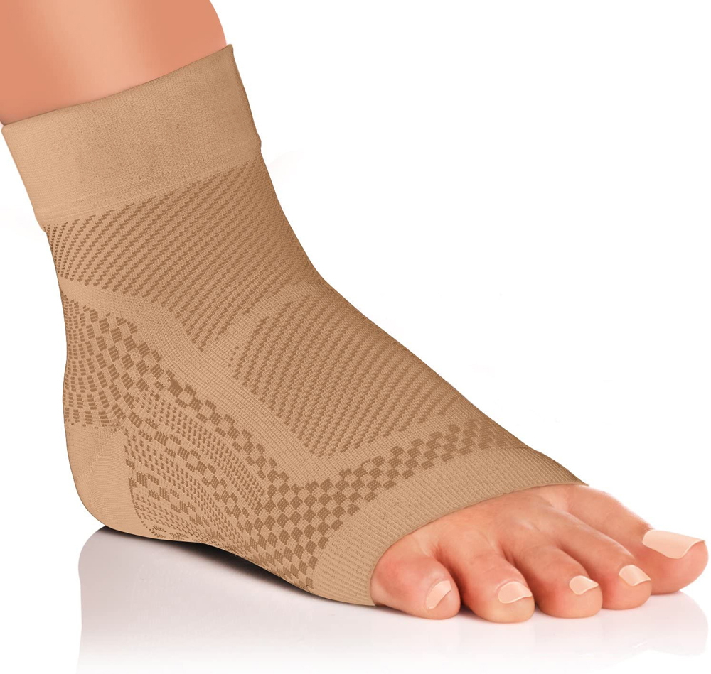 2 個のスポーツアンクルブレース圧縮足アーチサポートスリーブ - Ankle Brace Sock のレビューと価格