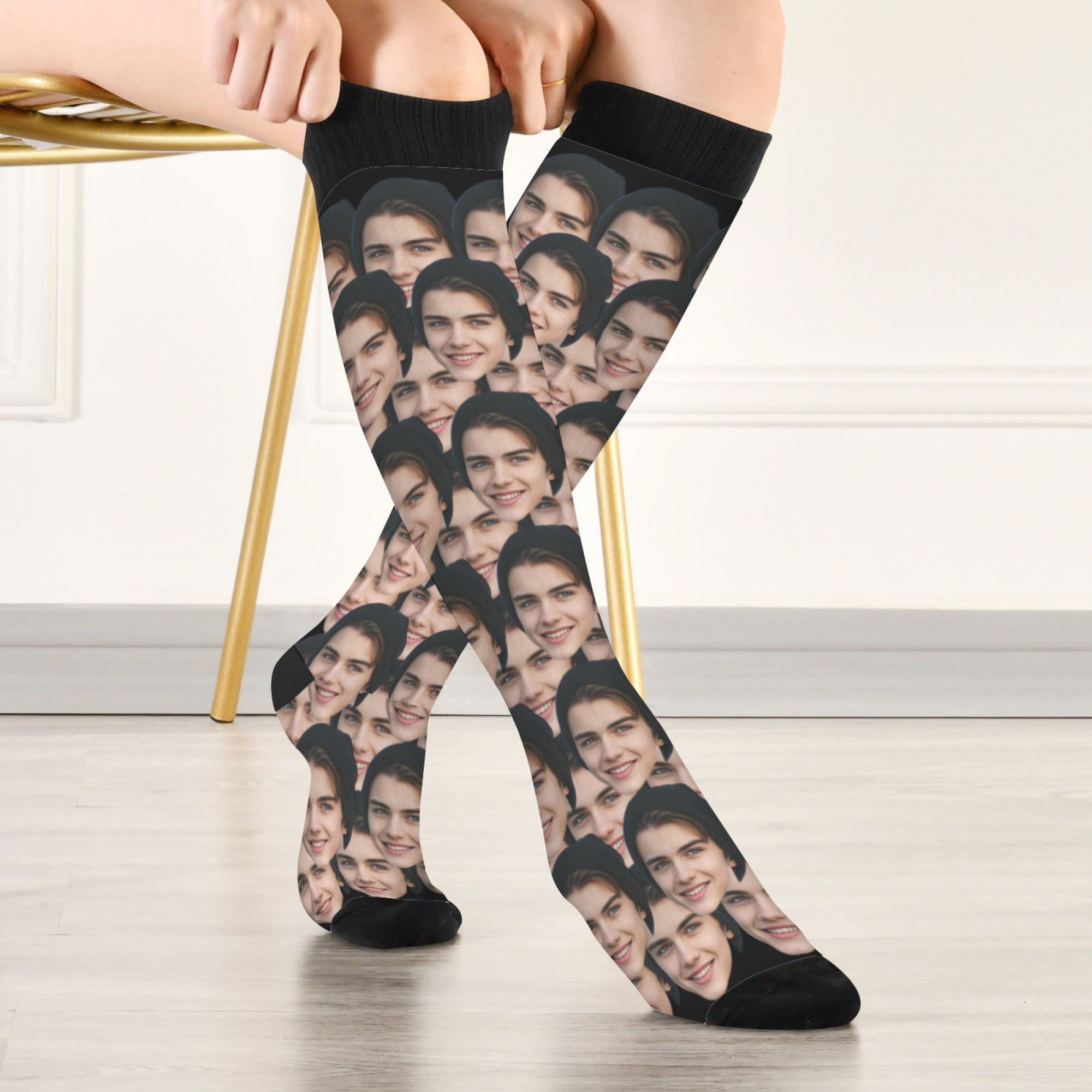 男性と女性向けのカスタムアバターソックス、カスタム写真ソック - No Show Sock Women のレビューと価格