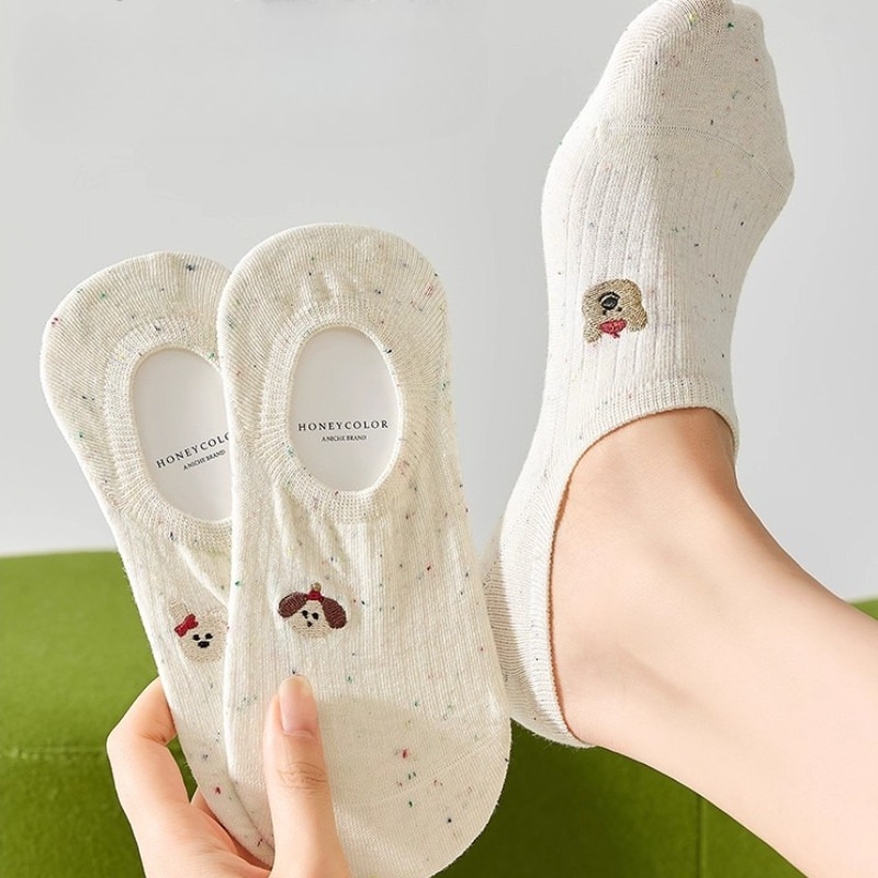 レディース 夏 薄手 滑り止め ショートソックス イン トレ - No Show Sock Women のレビューと価格